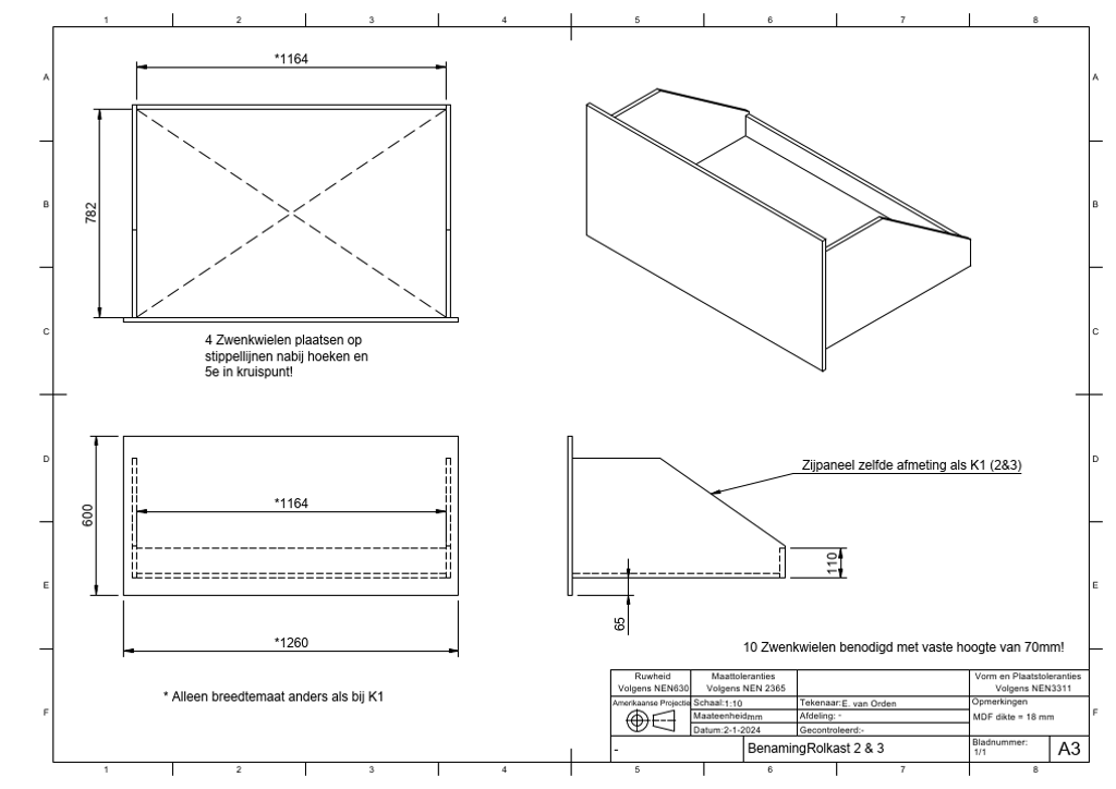 Technissche tekening voorbeeld.